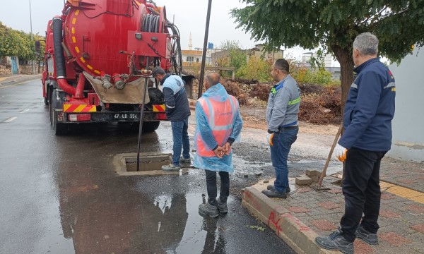MARSU’dan Sağanak Yağış Mesaisi